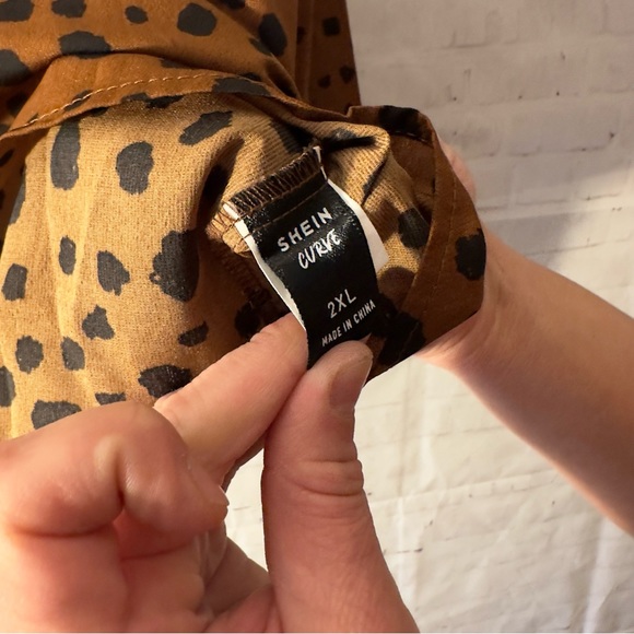 Shein Curve Long Sleeve Blouse - Picture 5 of 5